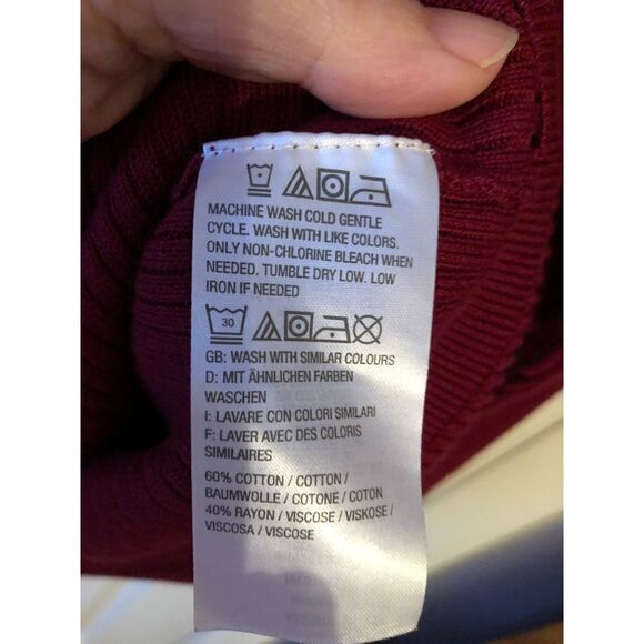 Halston Ribbed Knit Sweater L - Picture 7 of 11